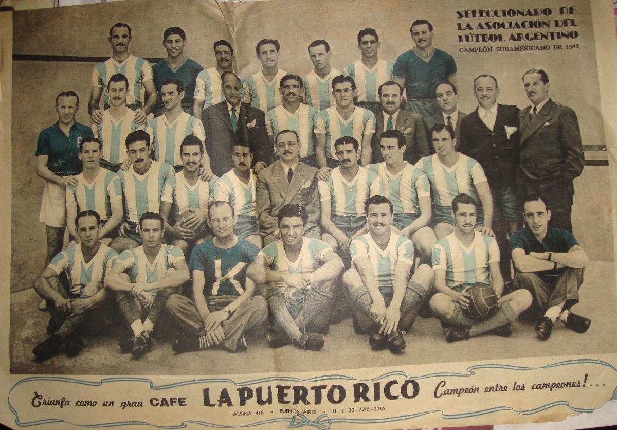 Seleções Imortais – Argentina 1941-1947 25 Argentina 1941-1947