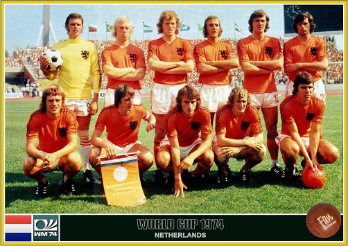 As 16 Maiores Seleções do Imortais! 17 holanda 1974