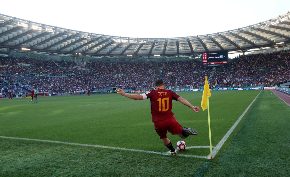 Craque Imortal - Totti 46 2017 05 28t172245z 1947374652 rc172bdade00 rtrmad