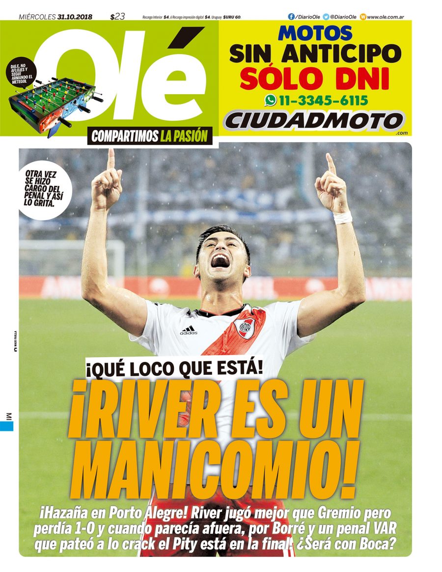 Esquadrão Imortal - River Plate 2014-2019 111 OLE 20181031 01 e1544809519930
