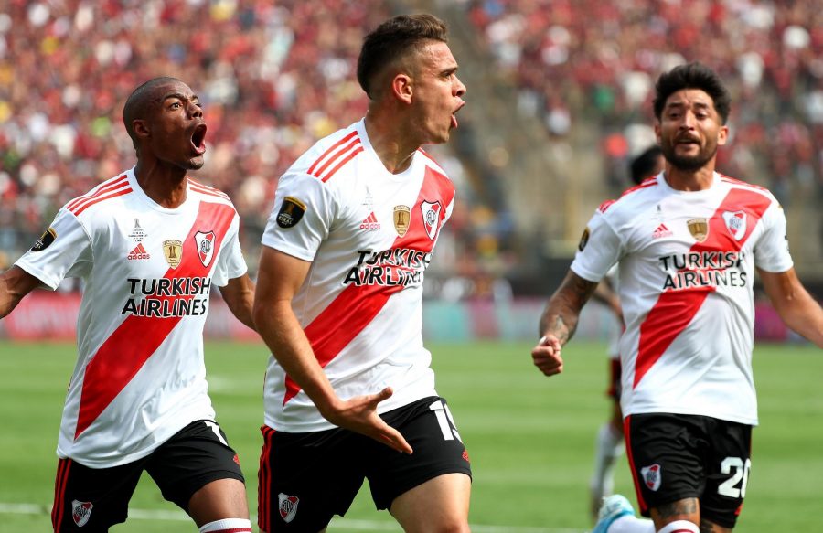 Esquadrão Imortal - River Plate 2014-2019 141 REUTERS Pilar Olivares borre comemora gol do river plate contra o flamengo e1574704860764