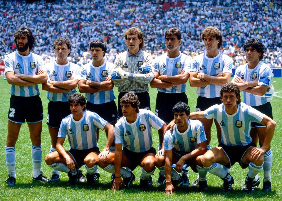 As 16 Maiores Seleções do Imortais! 7 argentina1986