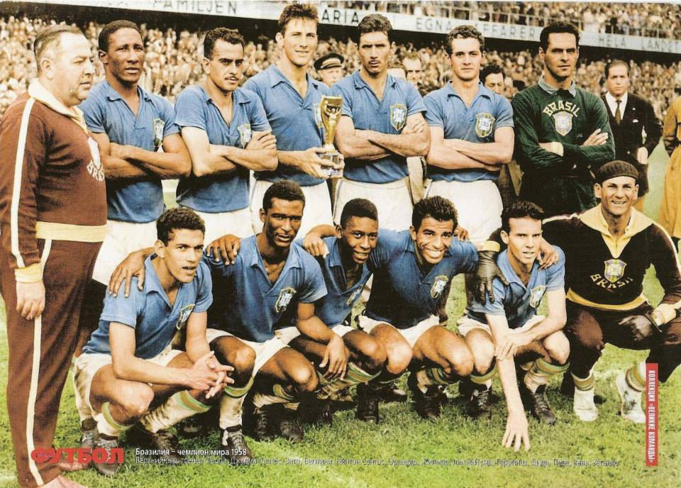 As 16 Maiores Seleções do Imortais! 15 brasil1958