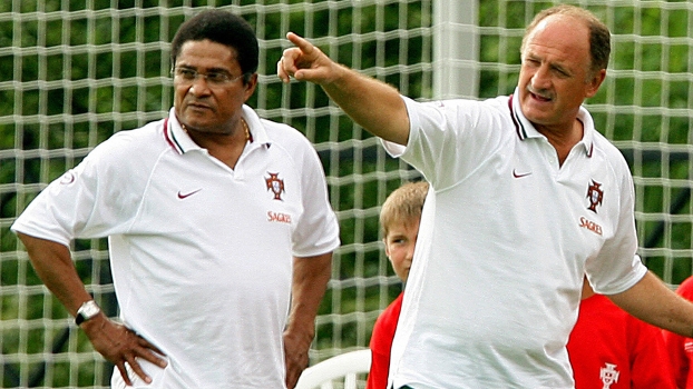 Seleções Imortais - Portugal 2004-2006 5 eusebio felipao portugal