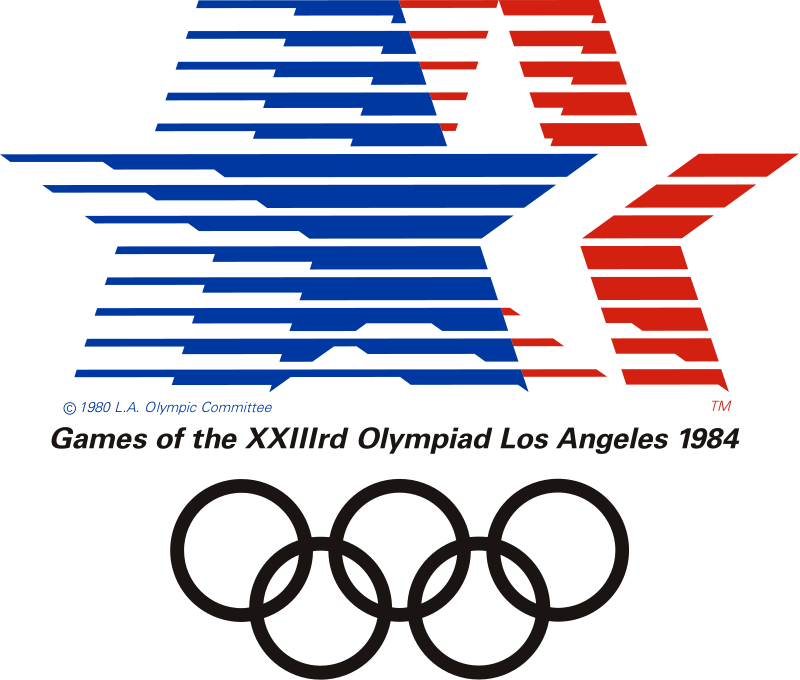 Todos os Campeões Olímpicos no Futebol 145 1984 los angelesSummer Olympics logo.svg